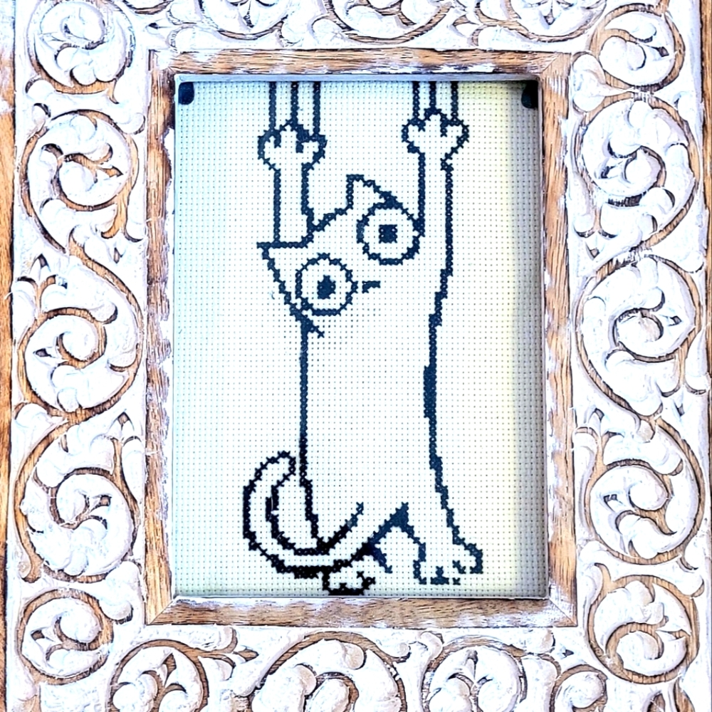 Cat Scratch Cross Stitch